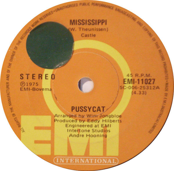 Pussycat (2) : Mississippi (7", Single)