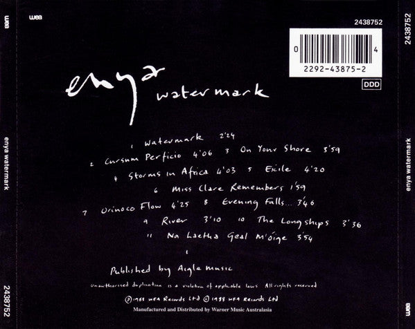 Enya : Watermark (CD, Album)