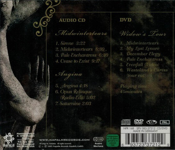Tristania : Midwinter Tears (CD, Comp + DVD-V, PAL)