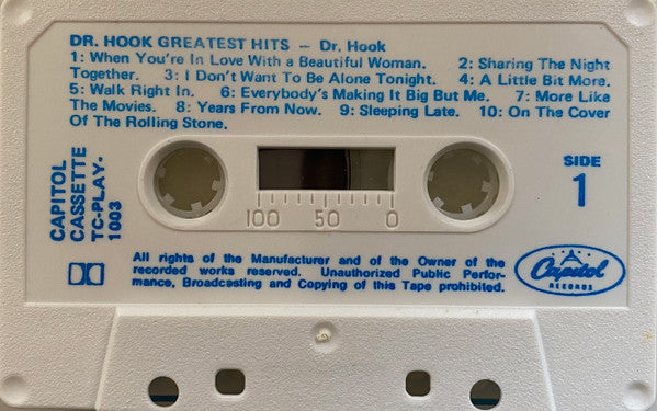 Dr. Hook : Greatest Hits (Cass, Comp)