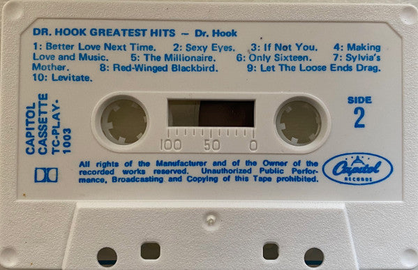 Dr. Hook : Greatest Hits (Cass, Comp)