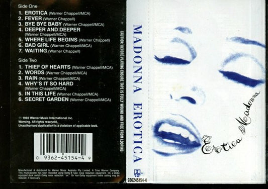 Madonna : Erotica (Cass, Album)