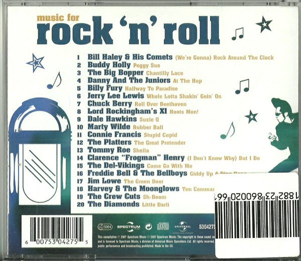 Various : Music For Rock 'N' Roll (CD, Comp)