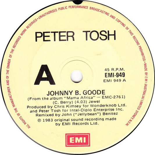 Peter Tosh : Johnny B. Goode (7", Single)