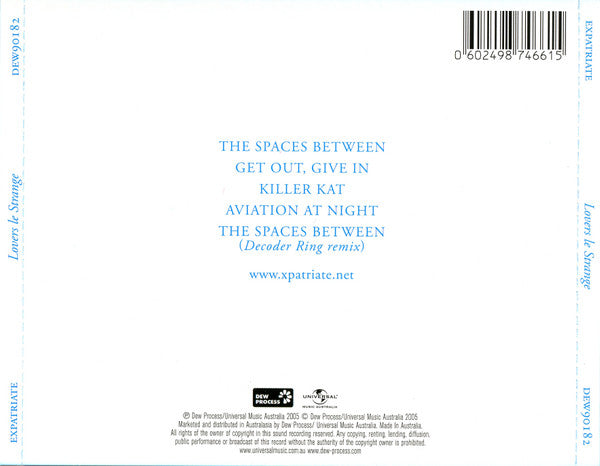 Expatriate (2) : Lovers Le Strange (CD, EP)