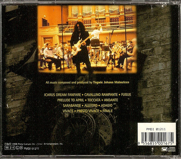 Yngwie Johann Malmsteen* : Concerto Suite For Electric Guitar And Orchestra In E Flat Minor Op.1 - Millennium - (CD, Album)