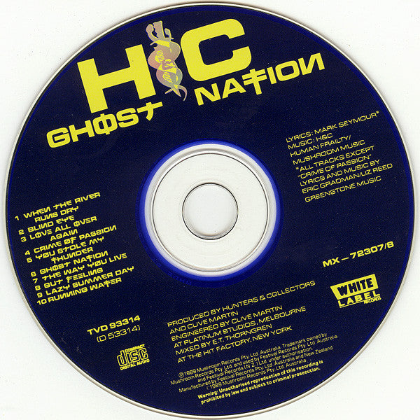 Hunters & Collectors : Ghost Nation (CD, Album)