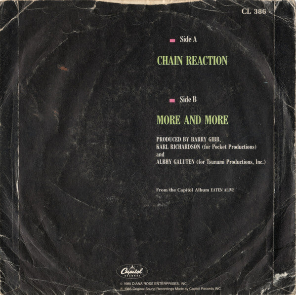 Ross* : Chain Reaction (7", Single, Pap)