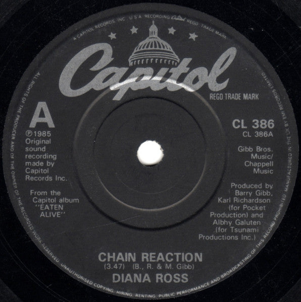 Ross* : Chain Reaction (7", Single, Pap)