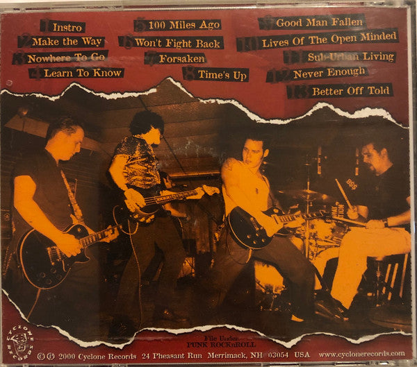 Throwaway Generation : Tomorrow's Too Late (CD, Album)