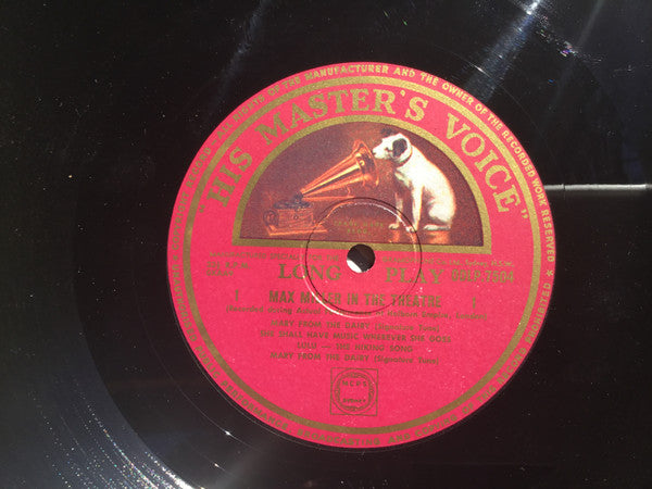 Max Miller : Max Miller In The Theatre (10", Album, Mono)