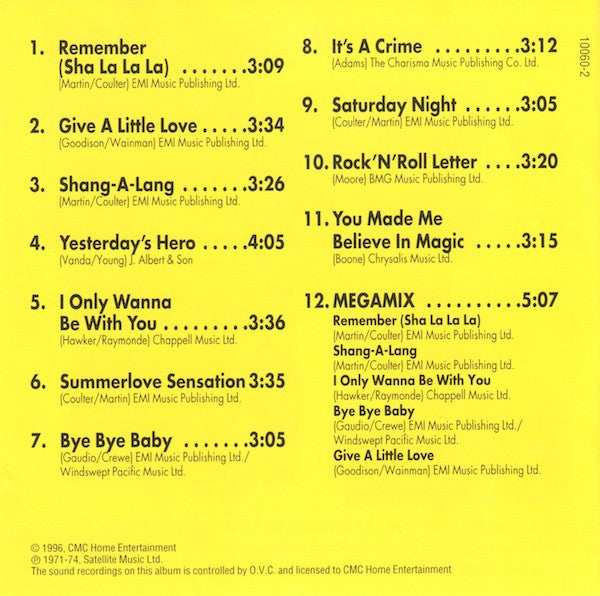 Les McKeown's 70's Bay City Rollers : The Very Best Of (CD, Comp)