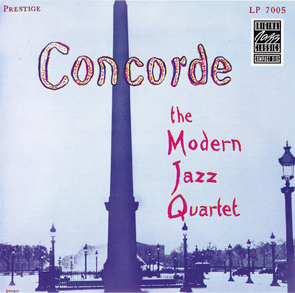 The Modern Jazz Quartet : Concorde (CD, Album, RE, RM, Dig)
