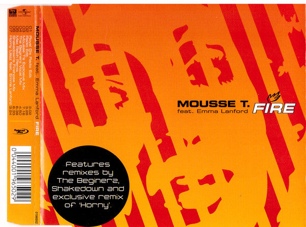 Mousse T. Feat. Emma Lanford : Fire (CD, Single)