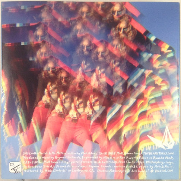 The Blank Tapes : 1000 Leather Tassels / Mr. Mister 7" (7", Ltd, Num, Blu)