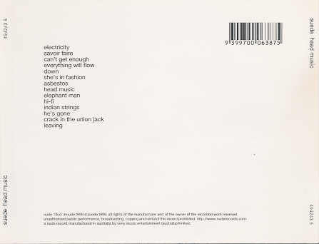 Suede : Head Music (CD, Album)