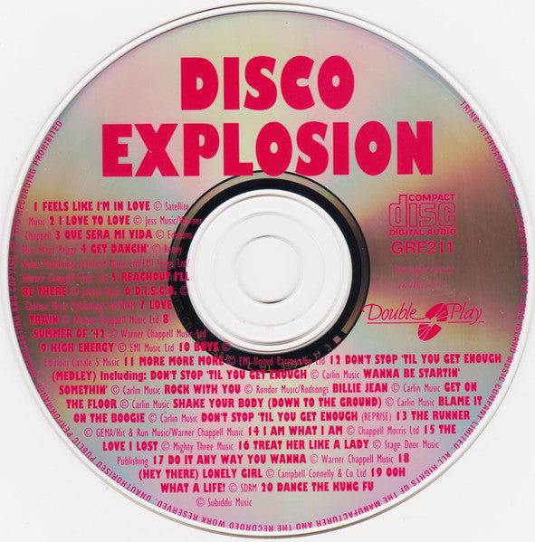 Various : Disco Explosion (CD, Comp)