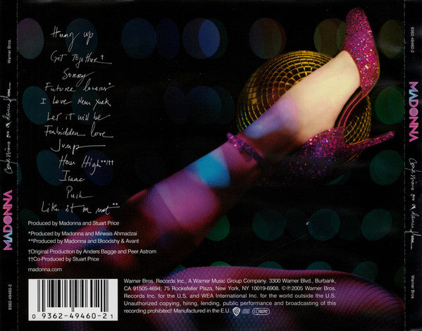 Madonna : Confessions On A Dance Floor (CD, Album, Mixed)