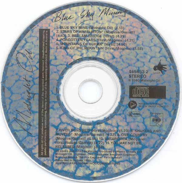 Midnight Oil : Blue Sky Mining (CD, Album)
