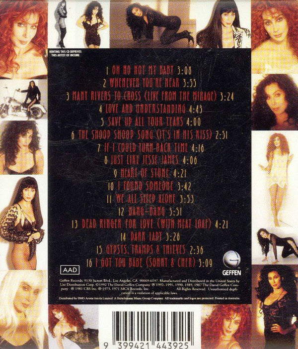 Cher : Cher's Greatest Hits 1965-1992 (CD, Comp)