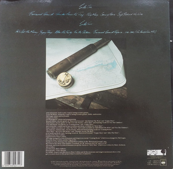 John Schumann : Etched In Blue (LP, Album)