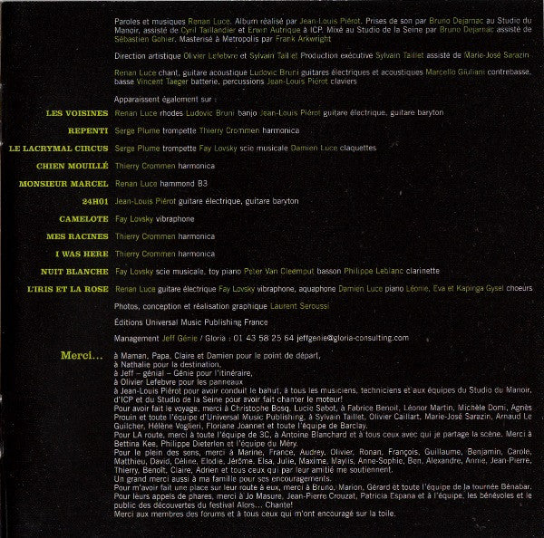 Renan Luce : Repenti (CD, Album)