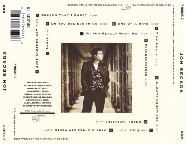 Jon Secada : Jon Secada (CD, Album)