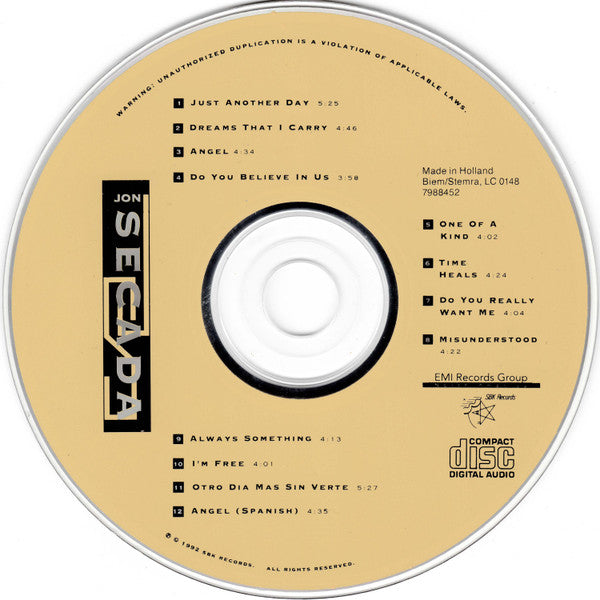 Jon Secada : Jon Secada (CD, Album)