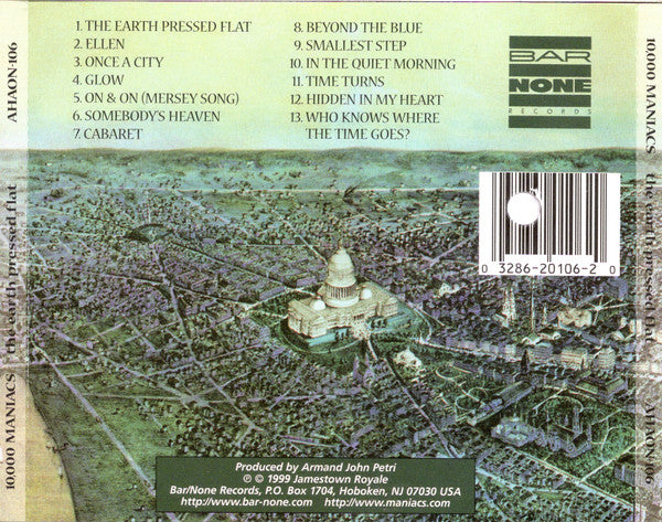 10,000 Maniacs : The Earth Pressed Flat (CD, Album)