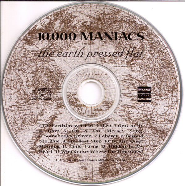 10,000 Maniacs : The Earth Pressed Flat (CD, Album)