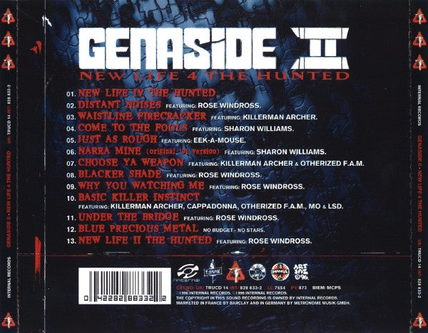 Genaside II : New Life 4 The Hunted (CD, Album)