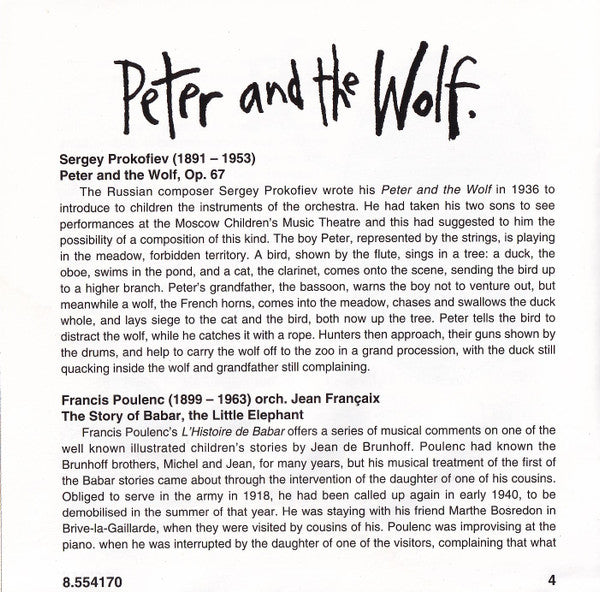Sergei Prokofiev, Dame Edna Everage : Peter And The Wolf (CD)