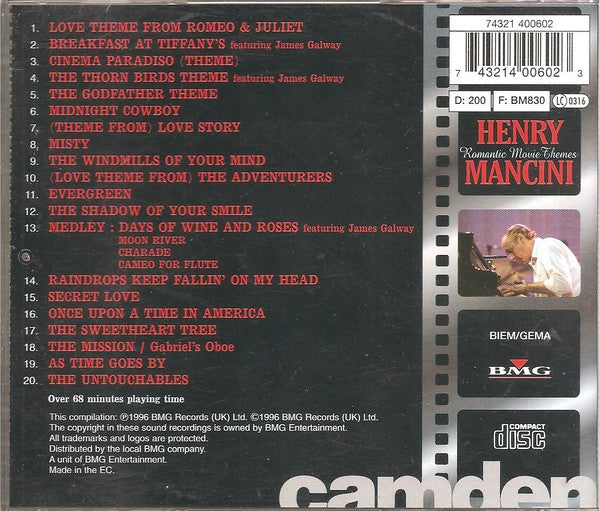 Henry Mancini : Romantic Movie Themes (CD, Comp)