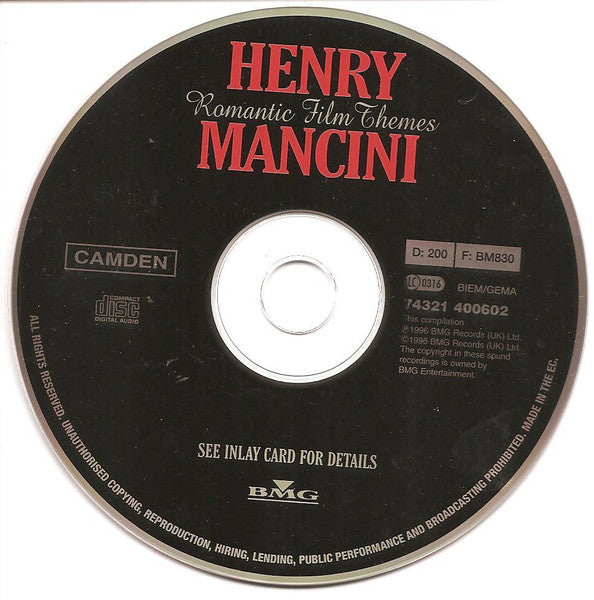 Henry Mancini : Romantic Movie Themes (CD, Comp)
