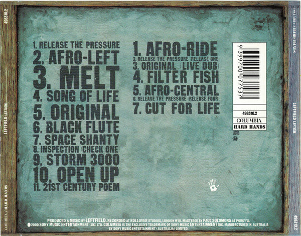 Leftfield : Leftism (CD, Album, RE + CD, Comp + Ltd)
