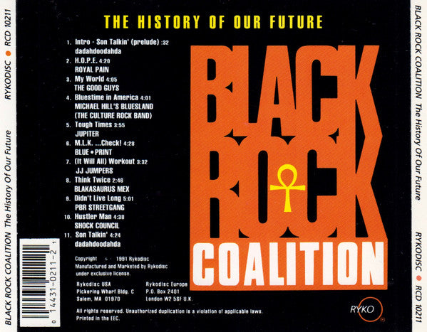 Black Rock Coalition : The History Of Our Future (CD, Album, Comp)