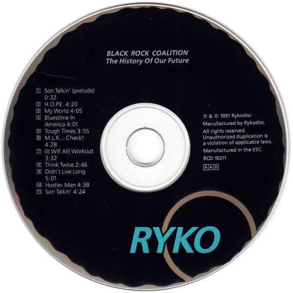Black Rock Coalition : The History Of Our Future (CD, Album, Comp)