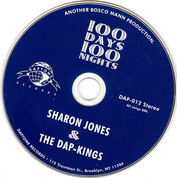 Sharon Jones & The Dap-Kings : 100 Days, 100 Nights (CD, Album, Enh, Dig + CD, Mixed, Promo, Smplr)