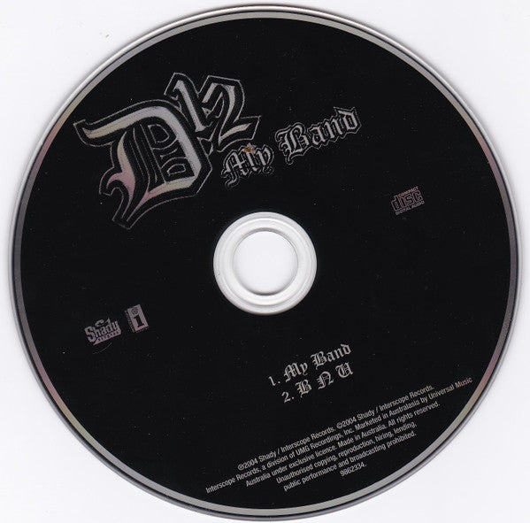 D12 : My Band (CD, Single)