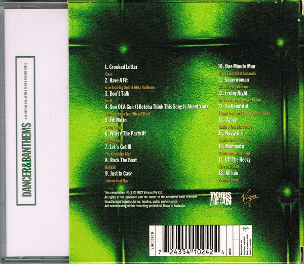Various : Dance R&B Anthems Volume Three (CD, Comp)
