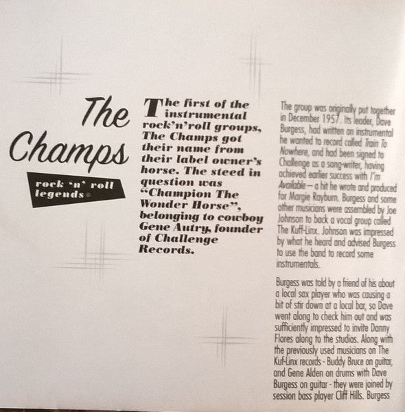 The Champs : Rock'n'Roll Legends (CD, Comp)