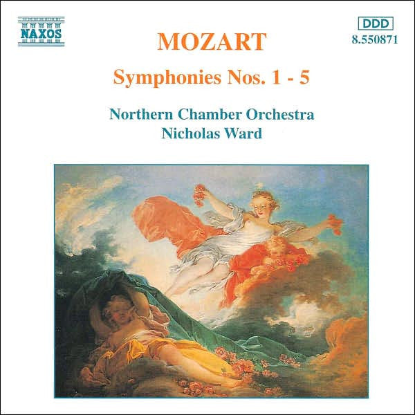 Mozart*, Northern Chamber Orchestra, Nicholas Ward : Symphonies Nos. 1 - 5 (CD, Album)