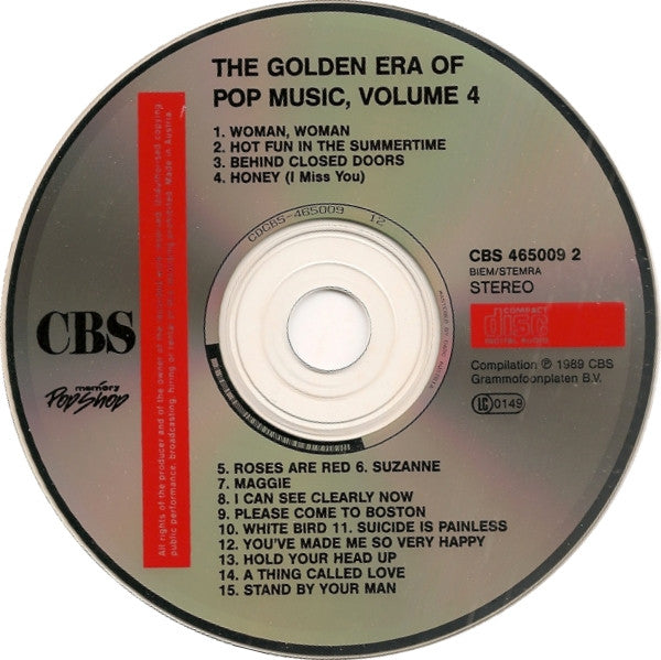Various : The Golden Era Of Pop Music - Volume 4 (CD, Comp)