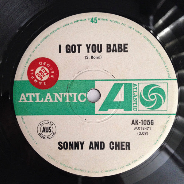 Sonny & Cher : I Got You Babe (7", Single)