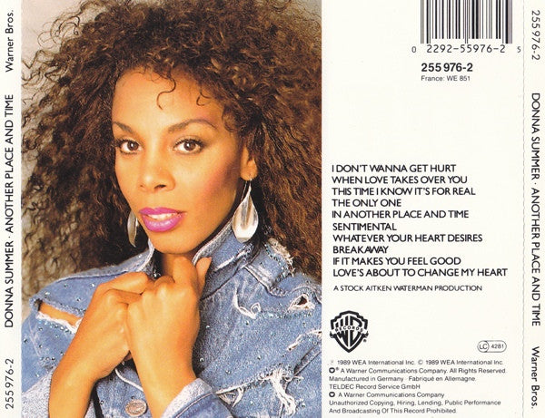 Donna Summer : Another Place And Time (CD, Album)