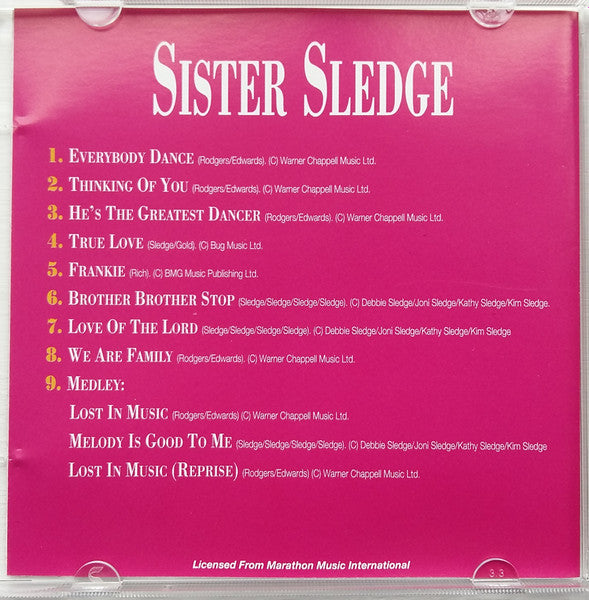 Sister Sledge : Sister Sledge (CD, Comp)