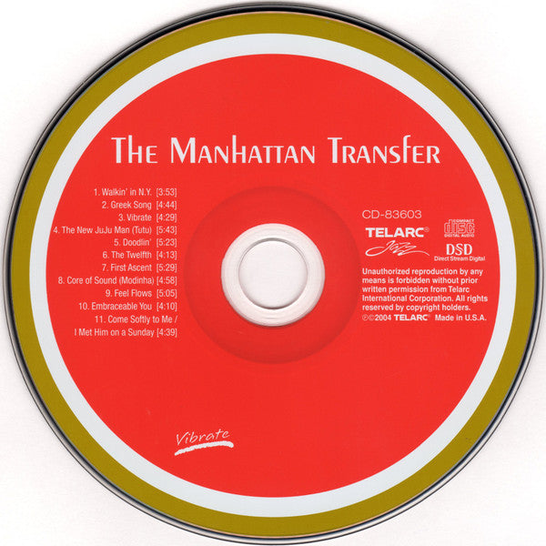 The Manhattan Transfer : Vibrate (CD, Album)
