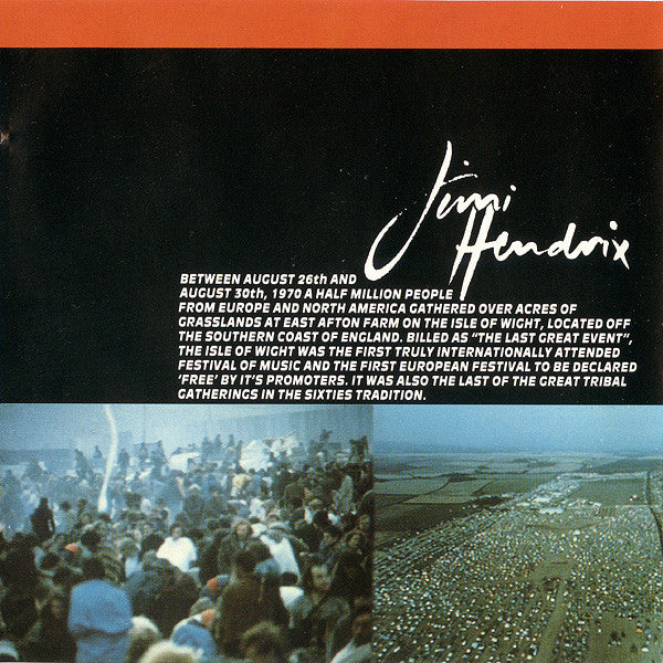 Jimi Hendrix : Live Isle Of Wight '70 (CD, Album)