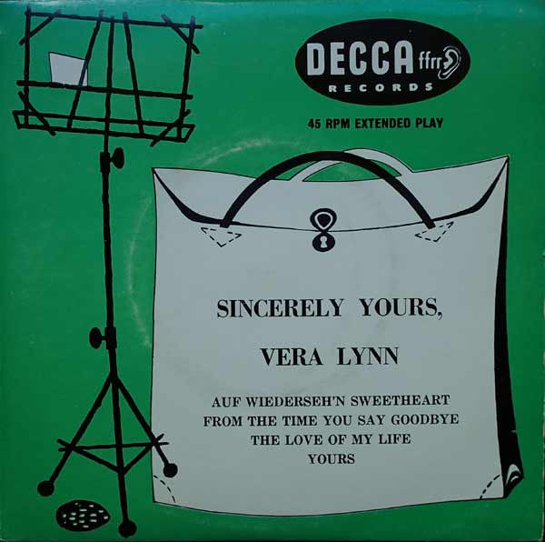 Vera Lynn : Sincerely Yours, Vera Lynn (7", EP)