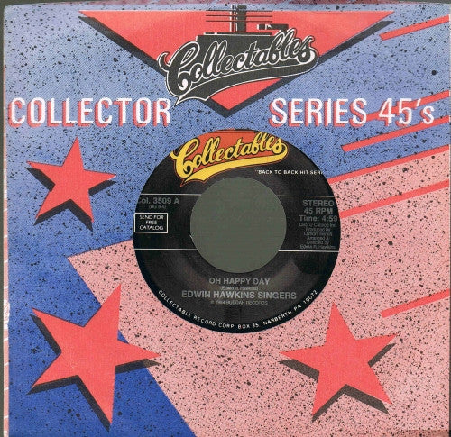 Edwin Hawkins Singers : Oh Happy Day / Jesus, Lover Of My Soul (7", RE)